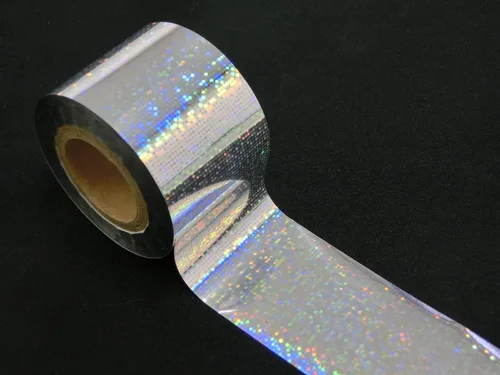 Miniatura 2 de GLEAM FOIL Lámina holográfica para máquinas de estampado en caliente. (El patrón de color es patrón de puntos holográficos).