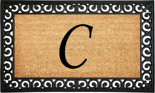 Miniatura 4 de Calloway Mills 104131830 Gabriel - Felpudo monograma, 18 x 30 pulgadas Letra B