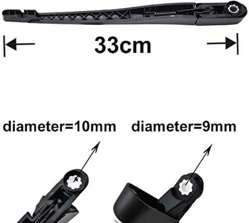 Miniatura 2 de Rear wiper blade and wiper arm for Opel Zafira B MK2 2005-2014 14" car rear wiper