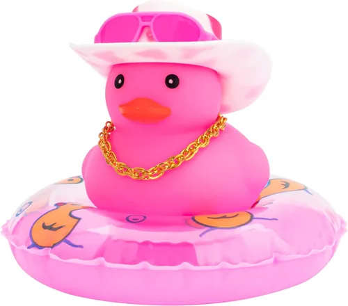Miniatura 35 de wonuu Accesorios para automóvil, patos de goma, decoraciones de tablero de patos de goma, accesorios rosados, decoración de coche, patos