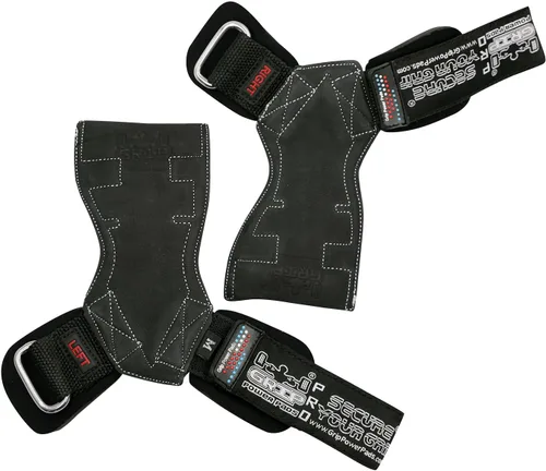 Miniatura 4 de Lifting Grips PRO Guantes de Peso de Servicio Pesado Correas de Barra de Gimnásticos Alternativa a Ganchos de Potencia Peso Muerto Muñequera