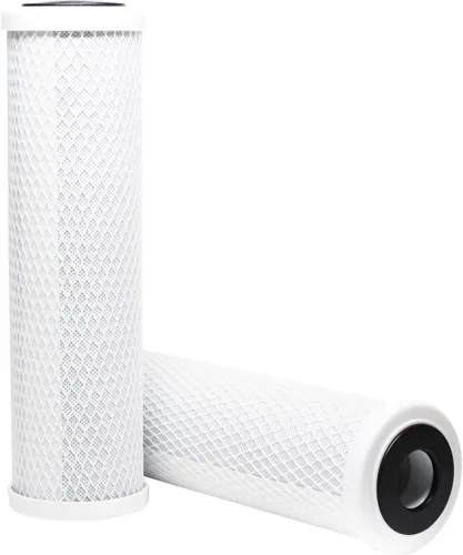 Denali Pure Paquete de 2 filtros de repuesto para filtro de carbón activado Brita USS-120 – Filtro universal de 10 pulgadas compatible con el