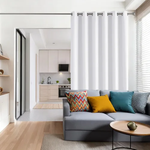 Miniatura 291 de RYB HOME - Cortinas extralargas de privacidad, para bloquear luz, de techo a suelo, para comedor, oficina, sala de estar, cine en casa, patio, 8.3