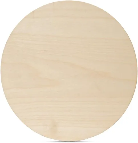 Miniatura 10 de Círculos de madera de 0.5 pulgadas de grosor, desde 10 hasta 24 pulgadas de diámetro