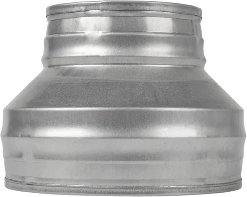 Miniatura 8 de Reductor de conducto redondo de 6 a 4 pulgadas - Aumentador de tubería de acero galvanizado de ajuste macho - Acoplamiento para sistemas