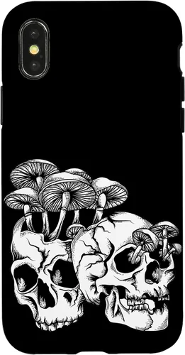 Miniatura 5 de Skull Goth Gothic Occult Emo Satanic Mushroom Skeleton Case for iPhone 17