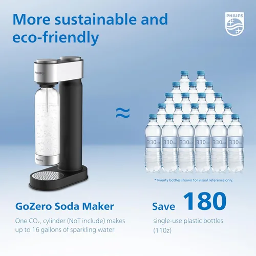 Miniatura 5 de Botes de CO2 para fabricante de refrescos, cilindro de CO2 de repuesto roscado Philips de 60 litros para máquina de agua carbonatada, compatible