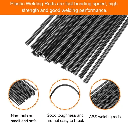 Miniatura 3 de MECCANIXITY 30 varillas de soldadura de plástico de 8 pulgadas, tiras de soldadura ABS, varillas de soldadura para soldador de plástico, parachoques