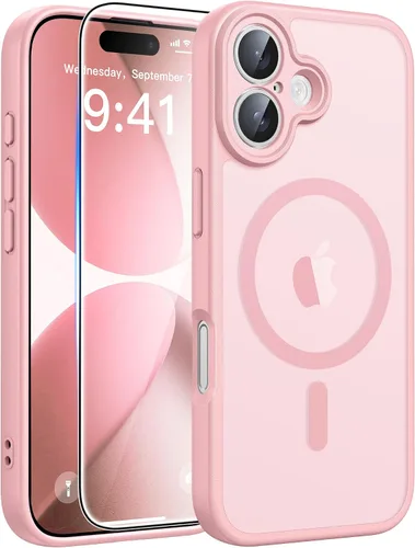 Miniatura 113 de FNTCASE - Funda para iPhone 16 Pro: magnética, mate, translúcida, de grado militar, protectora contra caídas, resistente, fina, duradera y a prueba