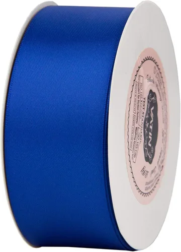 Miniatura 5 de VATIN Cinta de satín de poliéster de doble cara de 1.5 pulgadas Azul Royal Light