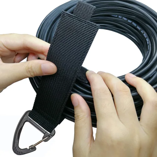 Miniatura 8 de Organizador de cables de extensión (paquete de 8), soporte de cable de extensión para organización y almacenamiento de garaje, correas