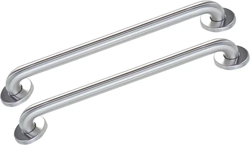Miniatura 18 de Barra de agarre para bañera ducha – 1.5 pulgadas de diámetro / Escaleras cama inodoro baño / asistencia de soporte y barandilla de seguridad / acero