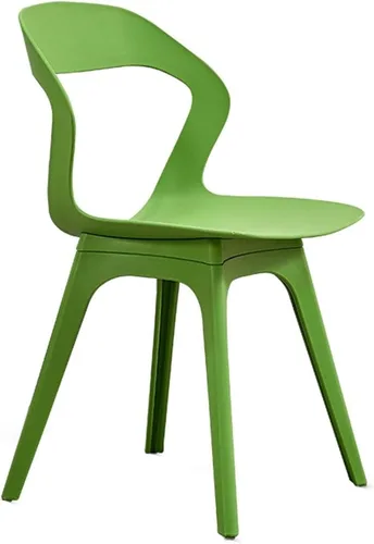 Miniatura 14 de Diseño moderno Sillas de comedor Diseño Respaldo Sala Salón Silla de salón Respaldo Material PP respetuoso con el medio ambiente para oficina Salón