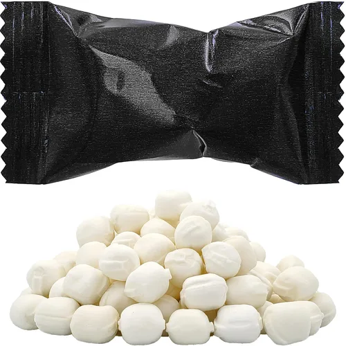 Miniatura 4 de 110 unidades de menta negra, caramelos de menta, menta después de la cena, caramelo de mantequilla y menta, sin grasa, envueltos individualmente
