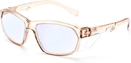 Miniatura 14 de ProtectX Elegantes gafas de seguridad antivaho y resistentes a los arañazos, gafas de protección UV, lentes de bloqueo de luz azul para hombres