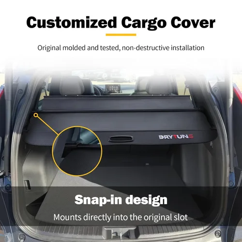 Miniatura 2 de Cubierta de carga para Honda CRV 2026 2025 2024 2023, cubierta retráctil para maletero de carga para Honda CRV 2023-2026, con extensión y correas