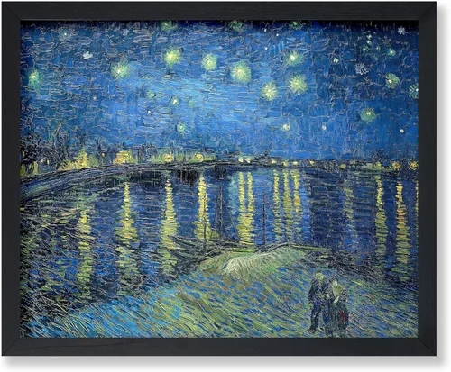 Miniatura 66 de Poster Master Póster clásico de Van Gogh, impresión impresionista vintage, regalo para artista, pintor, autorretrato, sombrero de paja, dibujo