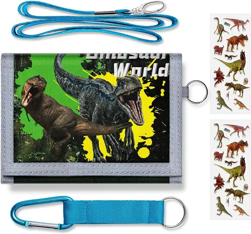 ARTIST'S DREAM Billetera para niños y niñas, billetera triple plegable para niños de 4 a 18 años, cartera para niños con bolsillo para monedas,