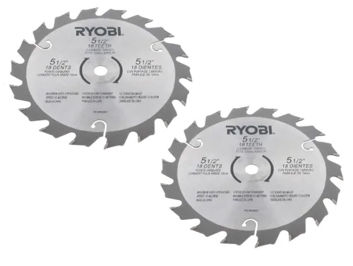 Ryobi 6797329 - Juego de 2 hojas de sierra circular, 5.906 x 0.059 in