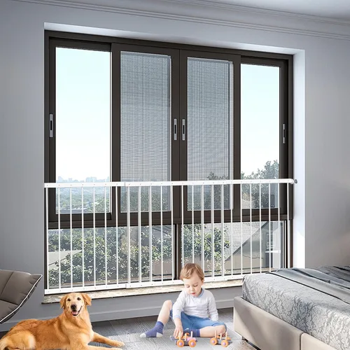 Fairy Baby Protectores de ventana para niños y niños, ajustable de 36.3 a 61.4 pulgadas, protector de ventana de seguridad para niños que evita