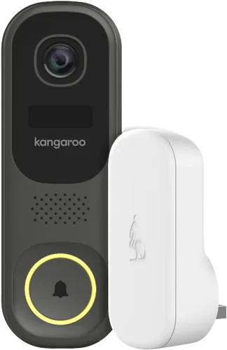 Miniatura 2 de KANGAROO Timbre de video + timbre Cámara de seguridad WiFi al aire libre Cámara exterior resistente a la intemperie Timbre de video