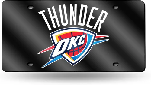 Miniatura 34 de Rico Industries Placa de matrícula metálica con incrustaciones láser de la NBA