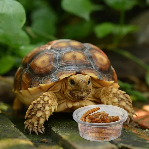 Miniatura 6 de EBOOT 500 vasos de plástico para alimentación, cuencos para agua de reptiles y alimentos para Gecko, lagartos, tarántula y otras mascotas pequeñas