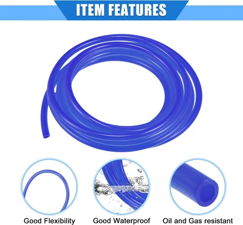Miniatura 3 de Manguera de ventilación de combustible, 0.2 x 157 pulgadas, tubo universal de manguera de gasolina de 0.197 in x 13.1 ft, tubo universal para Azul