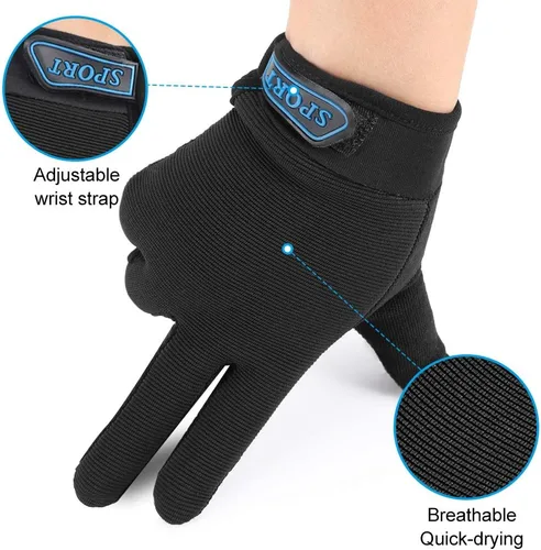Miniatura 4 de Accmor Guantes de ciclismo para niños, transpirables, antideslizantes, guantes de dedo completo para niños, ciclismo, escalada, equitación, ciclismo
