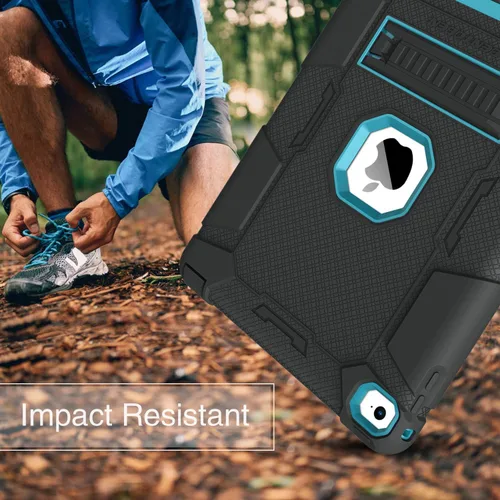 Miniatura 4 de BENTOBEN Funda para iPad Air 2, híbrida a prueba de golpes, con función atril, resistente a los golpes, a prueba de caídas, para iPad Air 2