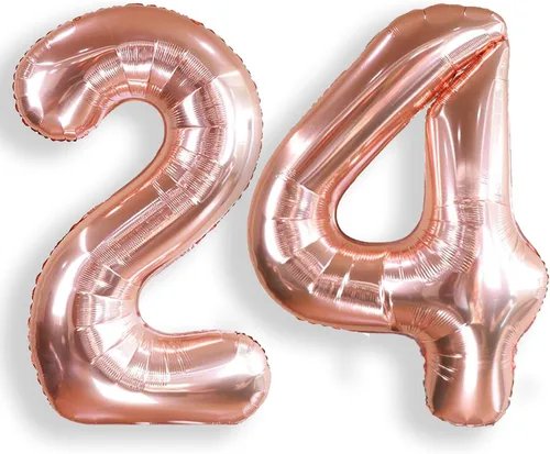 Miniatura 55 de AULE Globos grandes de 40 pulgadas con números 0 azules, globos grandes de números de aluminio, decoraciones de fiesta de cumpleaños de helio
