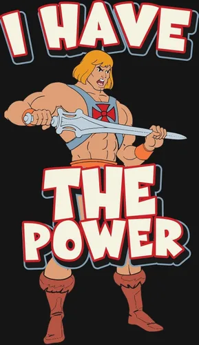 Miniatura 2 de He-Man I Have The Power - Sudaderas con cordón para hombre, color negro