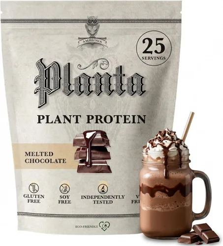 Miniatura 9 de Ambrosia Planta - Polvo de proteína a base de plantas 20g Polvo de proteína vegana sin lácteos con aminoácidos BCAA Apto para dieta cetogénica