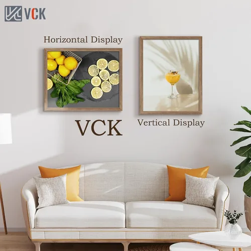 Miniatura 244 de VCK Marcos para póster de madera maciza de 22.375 x 34 pulgadas, marco de fotos A1 negro con montaje en pared, paquete de 3