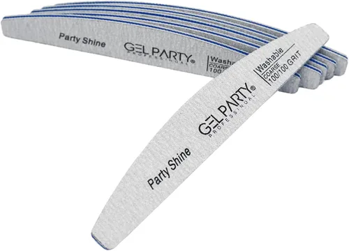 Miniatura 41 de GELPARTY - Limas de uñas profesionales de grano 80/80 cuadradas, paquete de 12 tablas de esmeril lavables de doble cara, grano extra grueso