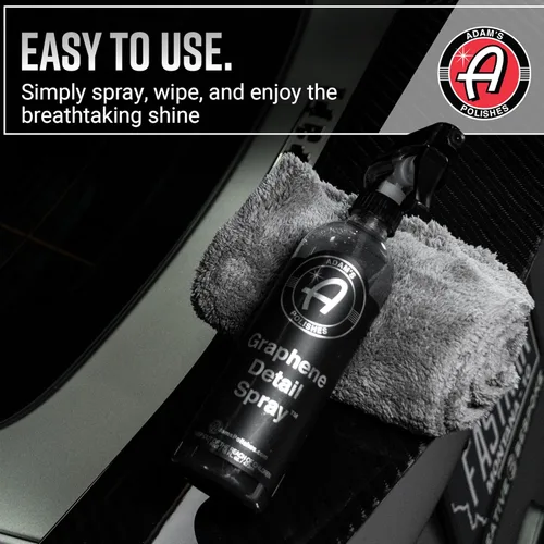 Miniatura 6 de Adam's Polishes Espray de grafeno para detallado de automóvil (5 galones) - Extiende la protección de ceras, selladores y recubrimientos Espray