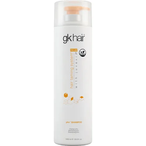 GK HAIR Global Keratin pH+ Champú aclarante de pre-tratamiento (33.8 fl oz/1000ml) Para limpieza profunda del cabello, elimina impurezas -Con aloe
