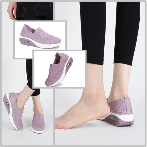 Miniatura 6 de Touchmosees Women Slip-on Walking Shoes