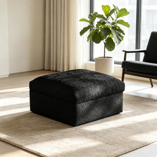 Miniatura 15 de Sofás modulares de pana otomana de 28.74 pulgadas para sala de estar, taburetes de sofá sin hueso, no requiere montaje, sofá profundo en una caja