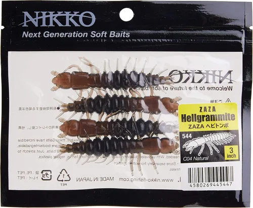 Miniatura 2 de NIKKO HELLGRAMMITE - Cebo flotante perfumado súper duradero de 3 pulgadas Natural