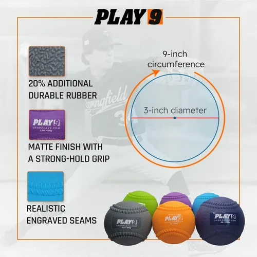 Miniatura 3 de Plyometric Baseballs - Weighted Balls for Baseball - Arm Care, Velocity, and Strength Training - Weighted Baseballs for Throwing and Stretching