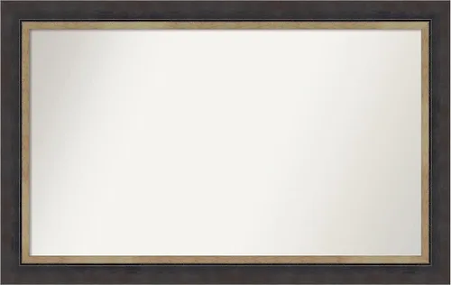 Miniatura 47 de Amanti Art Espejo personalizado, espejo de baño negro Astor, espejo de pared o espejo de tocador de baño sobre el fregadero (25 x 25 pulgadas)