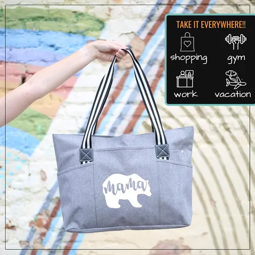Miniatura 5 de Brooke & Jess Designs Bolsa de mamá para el hospital Bolsa de mano para mamá Bolsas de mamá para mujeres, bolsas de regalo de maternidad para mamás
