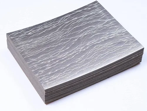Miniatura 4 de Siless Revestimiento de 157 mil (4 mm) 9 pies cuadrados con acabado de papel de aluminio para automóvil, amortiguador de sonido y aislamiento