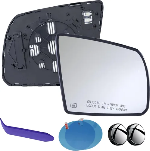 EAP Espejo lateral del pasajero compatible con Toyota Tundra 2007-2021, Toyota Sequoia 2008-2022, calentado sin atenuación automática 879030C010