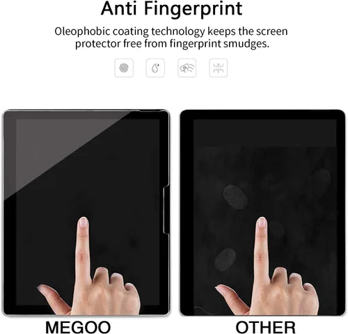 Miniatura 5 de Megoo Protector de pantalla para Surface Book 3 de 15 pulgadas, vidrio templado, transparente HD, dureza 9H, también para Microsoft Surface Book 2