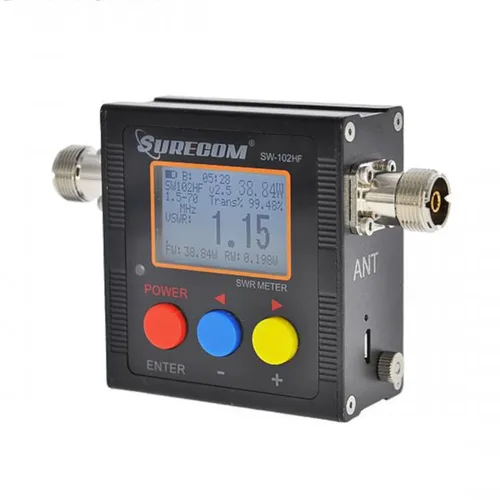 Miniatura 4 de Surecom SW-102HF 1.5-70MHz V.S.W.R. y Medidor de Potencia