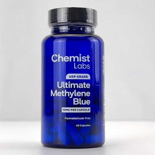 Miniatura 7 de Cápsulas de azul de metileno para humanos – grado USP 99% de pureza, grado farmacéutico azul de metileno, probado por terceros, sin formaldehído
