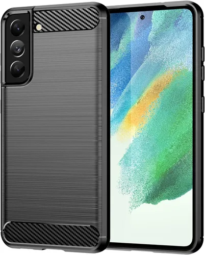 Miniatura 38 de Funda EUAGVQY para Samsung A70 Galaxy A70, Funda de Fibra de Carbono de TPU Blanda Antideslizante Duradera y Ligera, Funda Protectora para Samsung