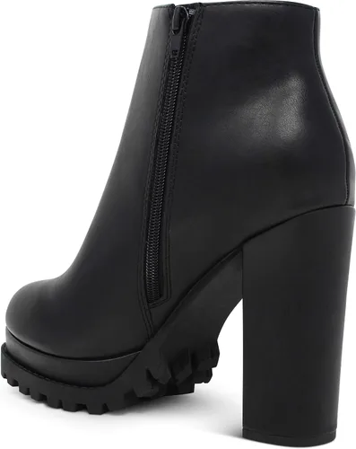 Miniatura 6 de MARCOREPUBLIC Uganda - Botines para mujer con punta redonda y tacón grueso apilado